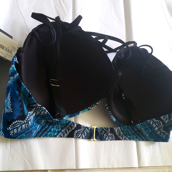 Paramour/NORDSTROM Strappy Bralettte Bikini Top BRA Sz 2X UPF 50+ NEW Sexy 🎉HP - Picture 9 of 13